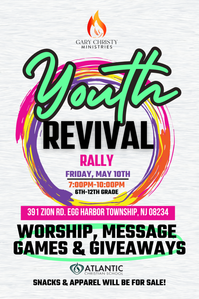Youth Rally Welcome Youth Revival Rally - Gary Christy